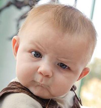 Sceptical Baby
