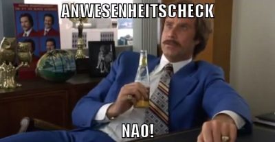 ANWESENHEITSCHECK NAO!