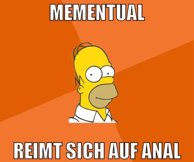 mementual reimt sich auf anal