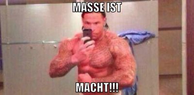 Masse ist Macht!!!