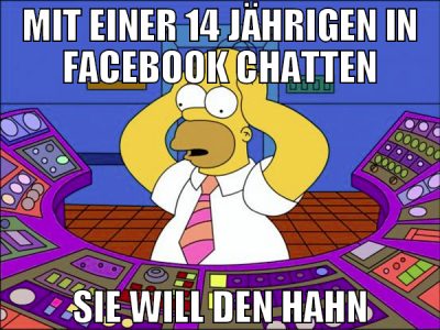 mit einer 14 jährigen in facebook chatten sie will