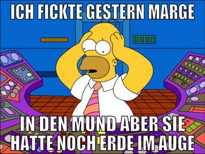 Ich fickte gestern Marge in den Mund aber sie hatt