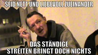 Seid nett und liebevoll zueinander das ständige st