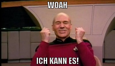 WOAH ich kann es!