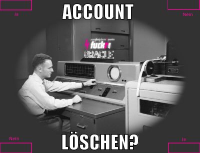Account  löschen?