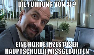 die führung von 4f? eine horde inzestöser hauptsch