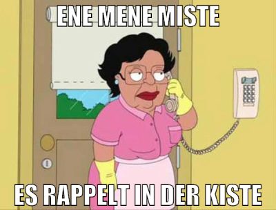Ene mene miste es rappelt in der Kiste