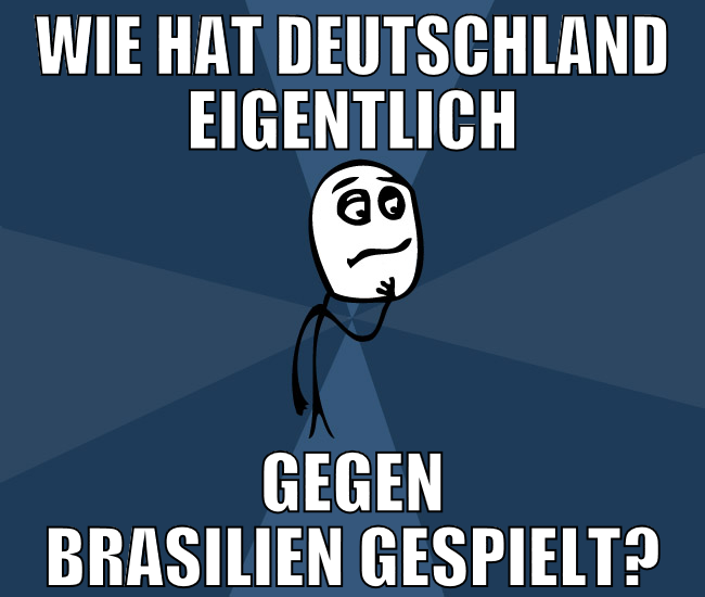 Wie hat Deutschland eigentlich gegen Brasilien ges