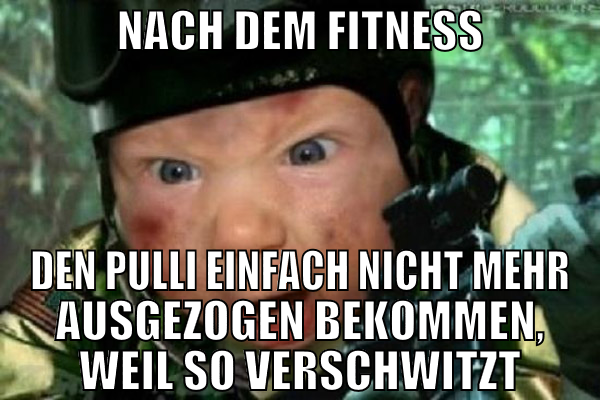 nach dem fitness den pulli einfach nicht mehr ausg