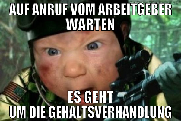 auf anruf vom arbeitgeber warten es geht um die ge