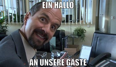 ein Hallo an unsere gäste