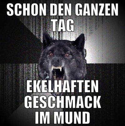 schon den ganzen tag ekelhaften geschmack im mund