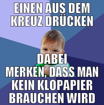 einen aus dem kreuz drücken dabei merken, dass man