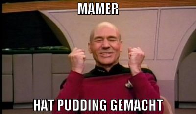 MAMER HAT PUDDING GEMACHT