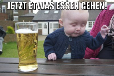 Jetzt etwas essen gehen!