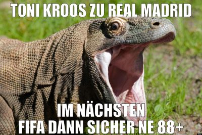 TONI KROOS ZU REAL MADRID IM NÄCHSTEN FIFA DANN SI