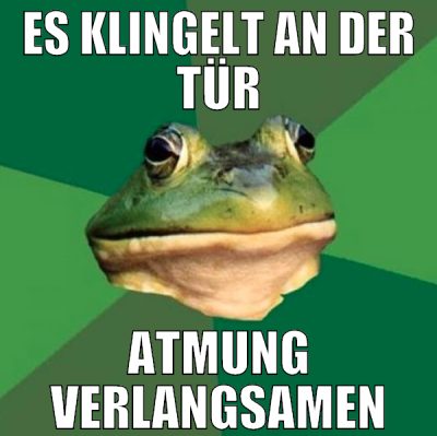 es klingelt an der tür atmung verlangsamen