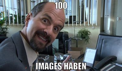 100 images haben