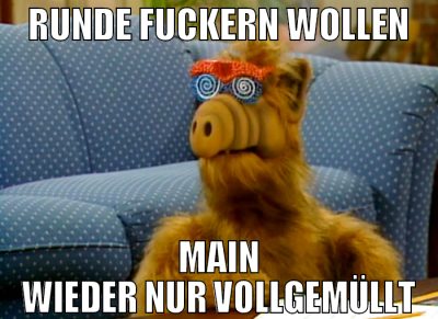 Runde Fuckern wollen Main wieder nur vollgemüllt