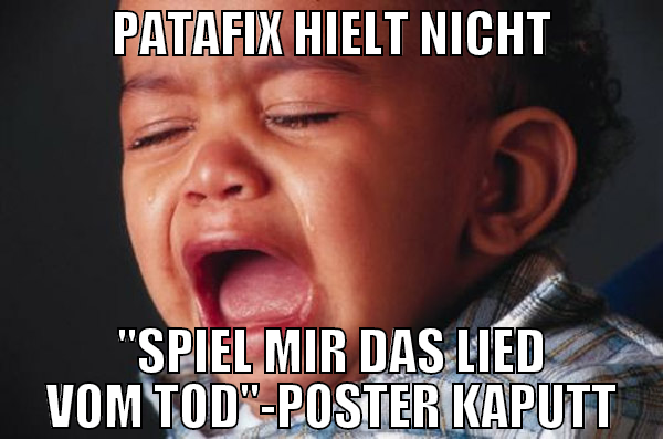 Patafix hielt nicht "Spiel mir das Lied vom Tod"-P