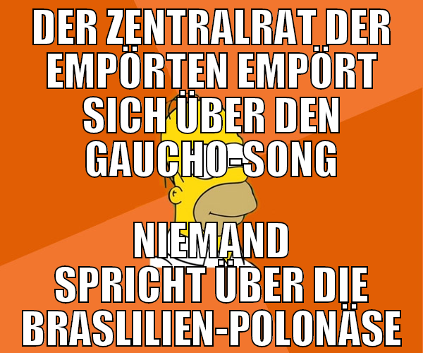 der zentralrat der empörten empört sich über den g