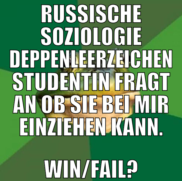 russische soziologie deppenleerzeichen studentin f