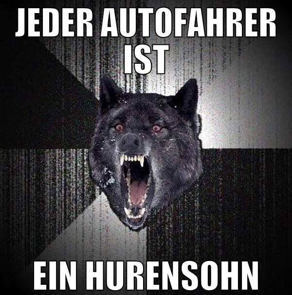 jeder autofahrer ist ein hurensohn