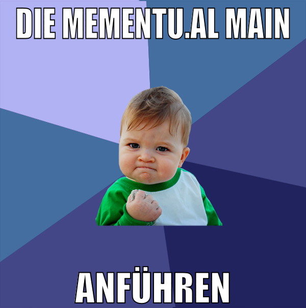 Die mementu.al Main anführen