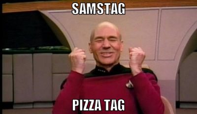 samstag pizza tag