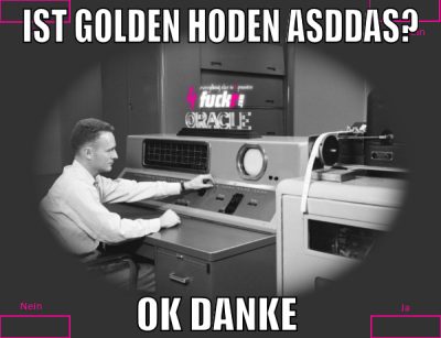 ist golden Hoden asddas? ok danke