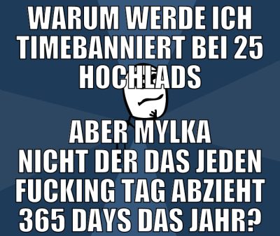 warum werde ich timebanniert bei 25 hochlads aber