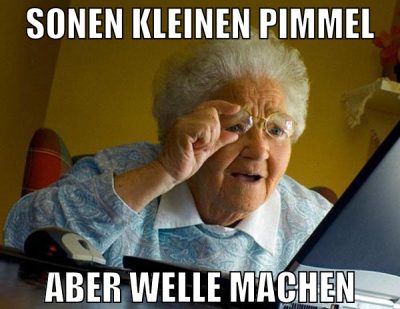 Sonen kleinen pimmel aber welle machen