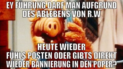 ey führung darf man aufgrund des ablebens von r.w