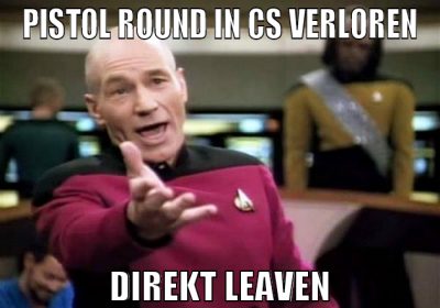 Pistol round in cs verloren direkt leaven