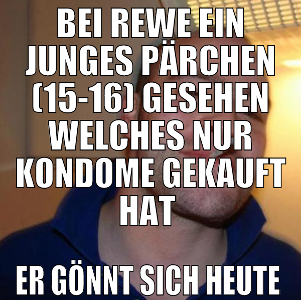 bei rewe ein junges pärchen (15-16) gesehen welche
