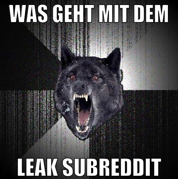 was geht mit dem leak subreddit
