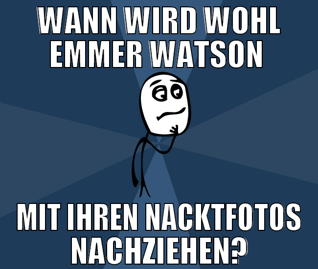 wann wird wohl emmer watson  mit ihren nacktfotos