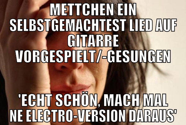 Mettchen ein selbstgemachtest lied auf gitarre vor