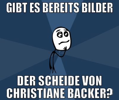 gibt es bereits bilder der scheide von christiane