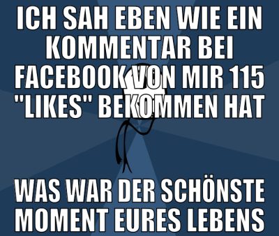ich sah eben wie ein Kommentar bei Facebook von mi