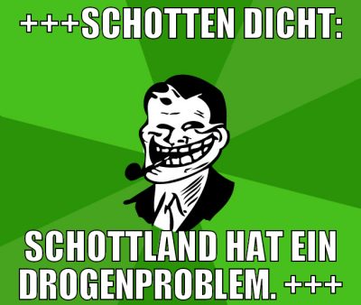 +++Schotten dicht: Schottland hat ein Drogenproble