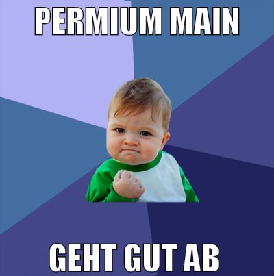 permium main geht gut ab