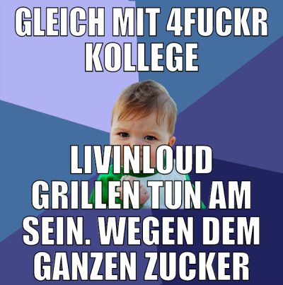 gleich mit 4fuckr kollege livinloud grillen tun am