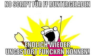 No Script für FF runtergeladen endlich wieder unge