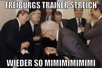 freiburgs trainer streich wieder so mimimimimimi