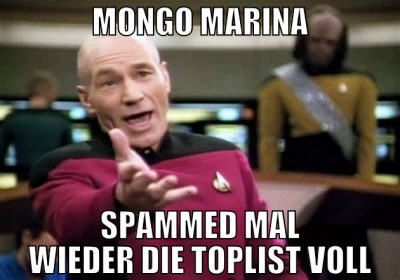 mongo marina spammed mal wieder die toplist voll