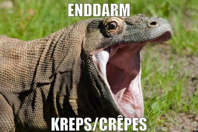 enddarm kreps/crêpes