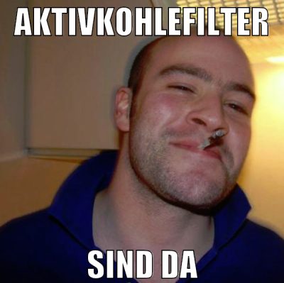 AKTIVKOHLEFILTER SIND DA