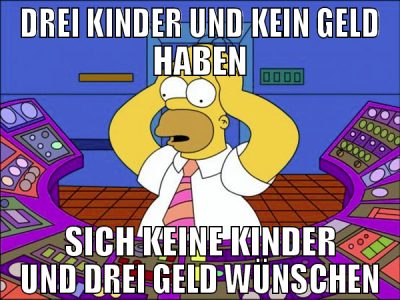 drei kinder und kein geld haben sich keine kinder