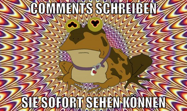 Comments schreiben sie sofort sehen können